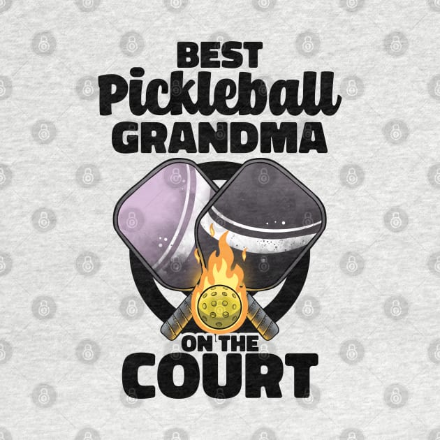 Best Pickleball Grandma Paddle Pickleballer Lucky Pickleball by MerchBeastStudio